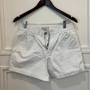 BDG White Pleated Shorts